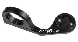 Support de compteur gps nova ride aluminium court pour garmin  wahoo  bryton et hammerhead noir