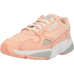adidas Originals Falcon W Glow Pink/Grey Two Leather Trainers Shoes