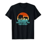 Kruger National Park South Africa Elephants Wildlife Vintage T-Shirt