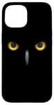 iPhone 15 Big Owl Eyes beautiful owl lover wild bird of the night cool Case