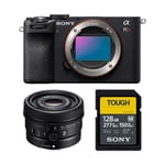 Sony a7CR Mirrorless Camera + FE 50mm f/2.5 G Lens 128GB SF-M Memory Card