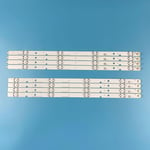 1 set Bandes lentille de rétro-éclairage TV, 8 pièces x 47 pouces, LED/l _ 140227 4 + 4 LED s ""Nipseyteko