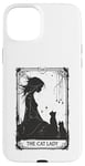 Coque pour iPhone 15 Plus The Cat Lady Carte de tarot pour maman