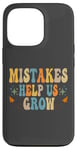 Coque pour iPhone 13 Pro Groovy Growth Mindset Positive Retro Teachers Retournent à l'école