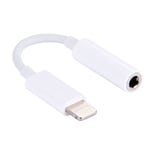 Adaptateur Pour Iphone 7 / 7 Plus / 6 & 6s / 6 Plus & 6s Plus Ne Prend Pas En Charge Les Téléphones Ios 10.3.1 Ou Supérieurs Lightning À 3,5 Mm Audio Longueur: Environ 9 Cm Blanc