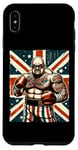 Coque pour iPhone XS Max Boxe Britannique Union Jack Drapeau Boxeur