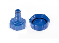 Bouchon valve de vidange + adaptateur pour piscines tubulaires Steel Pro et Steel Pro Max - Bestway