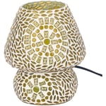 Lampe de Table Mosaïque Jaune - 18x14x14cm - Signes Grimalt