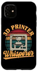 iPhone 11 3D Printer Whisperer Retro Filament 3D Printing Men Case