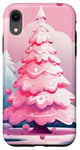 Coque pour iPhone XR Mini sapin de Noël rose || petit sapin de Noël rose