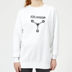 Back To The Future Powered By Flux Capacitor Women's Sweatshirt - White - M - White