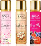 So Unique Womens Berry Nice Bundle Sweet Pea Truffle Cream Berry Bliss Body Mist