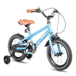 STITCH 16 inch kids bike for 4-7 boys & girls,16 inch wheels bike with Bell and Stabilisers,Blue