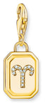 Thomas Sabo 2159-414-39 Gold-Plated Charm Pendant Zodiac Jewellery