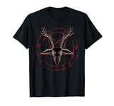 Satanic Reindeer Pentagram - Anti Christmas - Satan T-Shirt