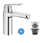 Mitigeur lavabo GROHE Eurosmart Cosmopolitan Taille M - Bonde clic clac incluse