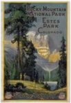 ROCKY MOUNTAIN ESTES PARK Ragw - POSTER HQ 40x60cm d'une AFFICHE VINTAGE