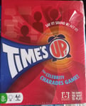 TIME'S UP Celebrity Charades party Game Outer Box cellophane torn NEW SEALED