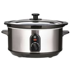 Lakeland 3.5L Slow Cooker – 3 Heat Settings Dishwasher Safe Ceramic Cooking Pot