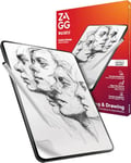 ZAGG InvisibleShield Fusion Canvas Film de protection d'écran pour iPad Air 11 [2024] [11", facile à utiliser, texture mate semblable au papier, compatible avec les coques, résistant aux rayures,