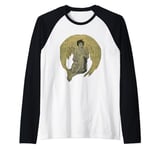 The Raven (Cover) by Gustave Dore Raglan Baseball Tee