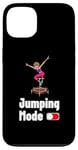 Coque pour iPhone 13 Jumpstyle Trampoline Jumpstyle de saut pour club de sport