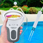 2 En 1 Ph Chlore Testeur Pc-102 Ph Testeur Chlore Qualite De L'Eau Test Appareil De Mesure Pour Cl2 Piscine Aquarium - Forehill