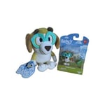 Bluey Friends Honey Soft Toy + Hard Figure Beagle Dog School Friend