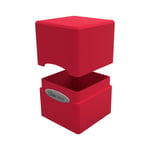 Satin Cube Apple Red Deck Box - Kortspill fra Outland