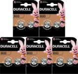 10 Duracell CR2032 3V Lithium Coin Cell Batteries Duralock DL2032 BR2032 Exp+ 