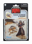 Hasbro Fans Disney Star Wars The Book of Boba Fett: The Vintage Collection - Tusken Warrior Massiff Action Figures (10cm) (F6991)