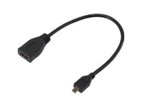 Raspberry Pi® Sc0726 Hdmi-Adapter Raspberry Pi [1X Hdmi-Kontakt C Mini - 1X Hdmi-Anslutning] 10 Cm Vit