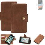 Wallet Case for Samsung Galaxy XCover6 Pro Protective Cover Cell Phone bag Brown