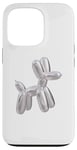 Coque pour iPhone 13 Pro Y2k ballon argent chien