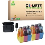 2 recharge de cartouches d'encre compatible avec CANON 541XL remplissage cartouche Couleur