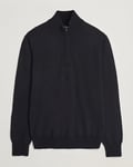 J.Lindeberg Kiyan Merino Quarter Zip Black