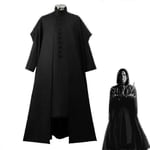 Severus Snape Cosplay Kostym för Vuxna Halloween Kostym Karnevalfest Förklädnad XL