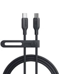 Anker USB C to USB C Cable 543 (240W, 180cm), USB 2.0 Bio Cable, Compatible with iPhone 15/15Pro/15Plus/15ProMax, MacBook Pro 2020, iPad Pro 2020, iPad Air 4, Samsung Galaxy S23, and More