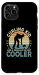 Coque pour iPhone 11 Pro Curling Curler pour enfants Funny Curling