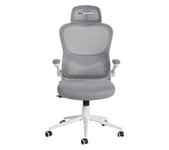 Fauteuil gamer BXGAMING gris et blanc FLUXY