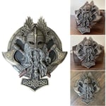 Viking Berserker Väggdekoration Personlig Retro Resin Plaque Dekoration För Hem Vardagsrum