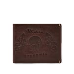 Fossil Men Bronson Bifold, Dunkelbraun, 10.9 cm L x 1.27 cm W x 8.9 cm H