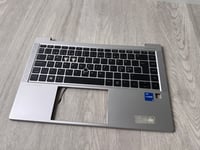 DEFEKT! Original HP Palmrest Keyboard Tangentbord HP EliteBook 840 G7 G8 M07130-DH1 (Saknar 2st knapp)