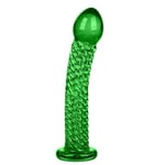 Green Glacier Glass Realistic Dildo