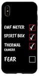 iPhone XS Max EMF Meter Spirit Box Thermal Camera Fear Paranormal Hunting Case