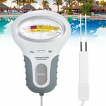 Testeur de chlore, pH et chlore Cl2 - Moniteur de niveau d'eau pour piscine, spa - Avec sonde