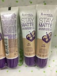 4 X Rimmel Stay Matte Foundation IVORY 1 Fluid OZ/30 ml Bottle Soft matte Powder