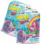 Badbomb Regnbåge Sjöjungfru Överraskning - Badbomber Mermaid Surprise 2-pack multifärg