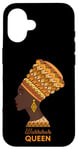 iPhone 16 Warrior Queen Black Afro Women Black History Month Case