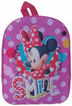 Minnie Mouse Disney Sourire Sac à Dos 3D École Maternelle Temps Libre